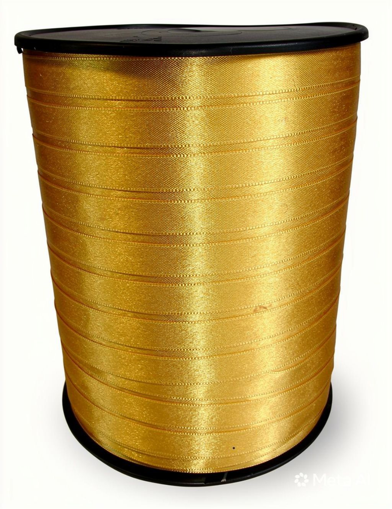 CINTA REGALO 10 X 500 MTS DORADO