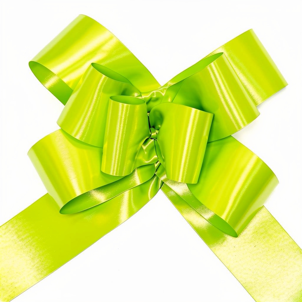 MOÑO PARA ARMAR GRANDE X 50 VERDE MANZANA