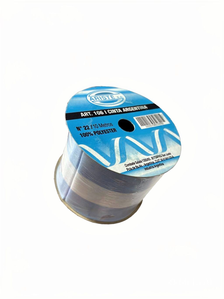 CINTA BANDERA TELA N22 (70MM) X ROLLO 10 MTS