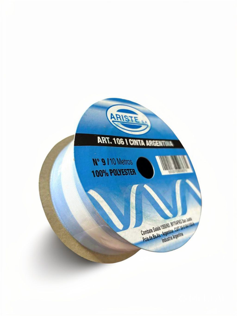 CINTA BANDERA TELA N9 (40MM) X ROLLO 10 MTS