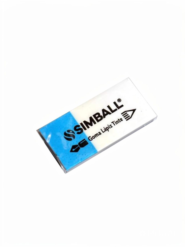 GOMA LAPIZ TINTA BLANCO/AZUL SIMBALL