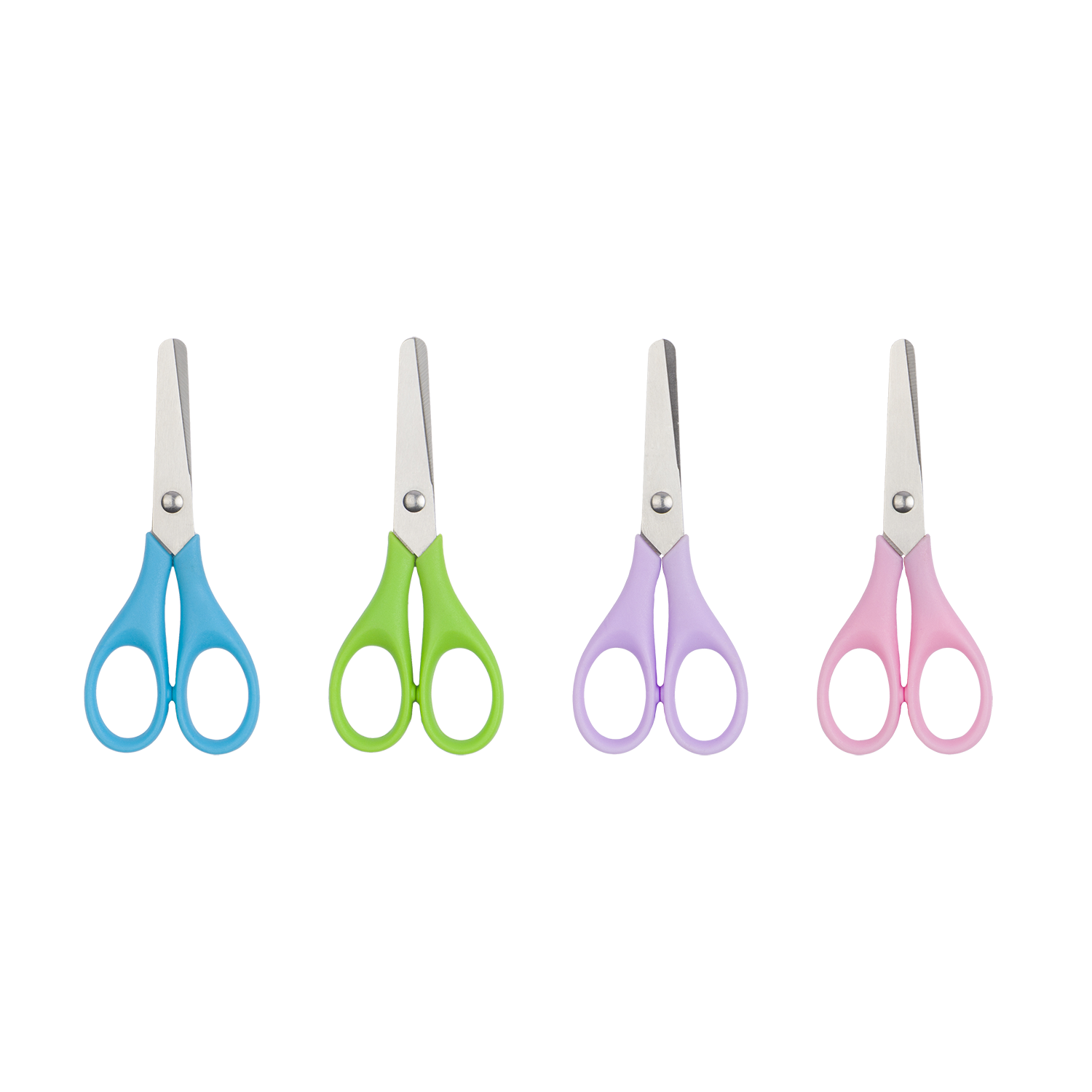 TIJERA ESCOLAR 12 CM PASTEL PUNTA REDONDEADA SMILE SIMBALL