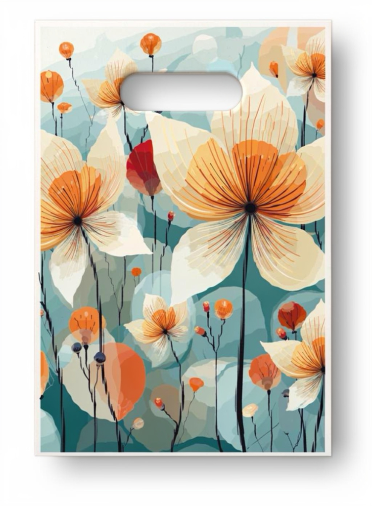 BOLSA RIÑON X 50 FLORES 2025 W-181 40X50CM