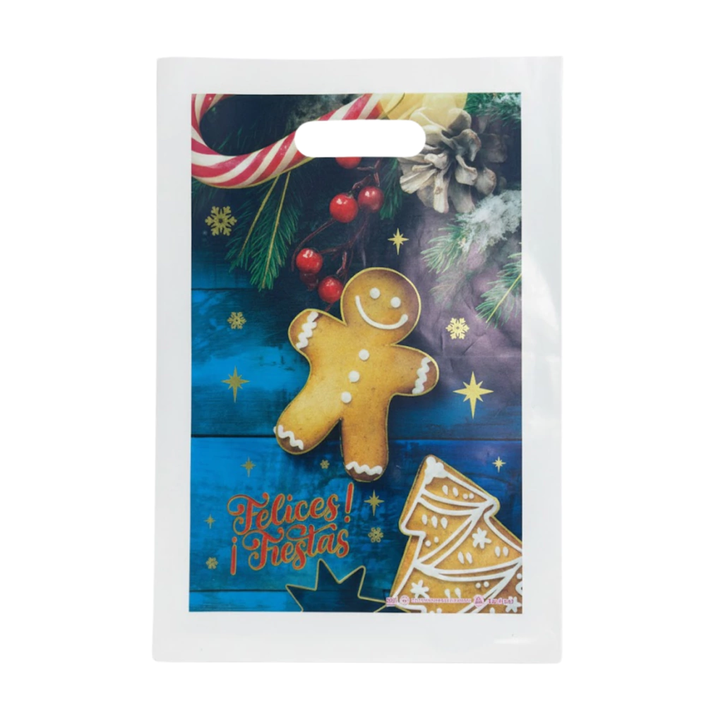 BOLSA RIÑON 40X50 X 50 NAVIDAD GALLETA DE JENGIBRE W-23 40 MIC