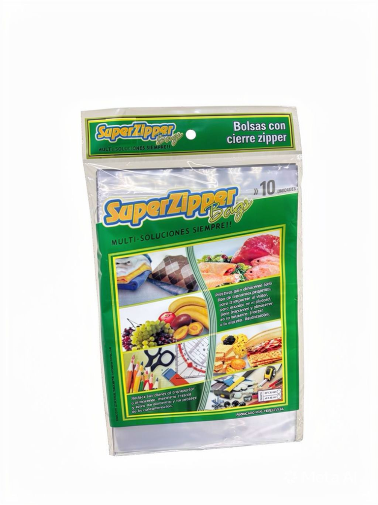 BOLSA ZIPPER 20X30 PAQ X 10 BAGS