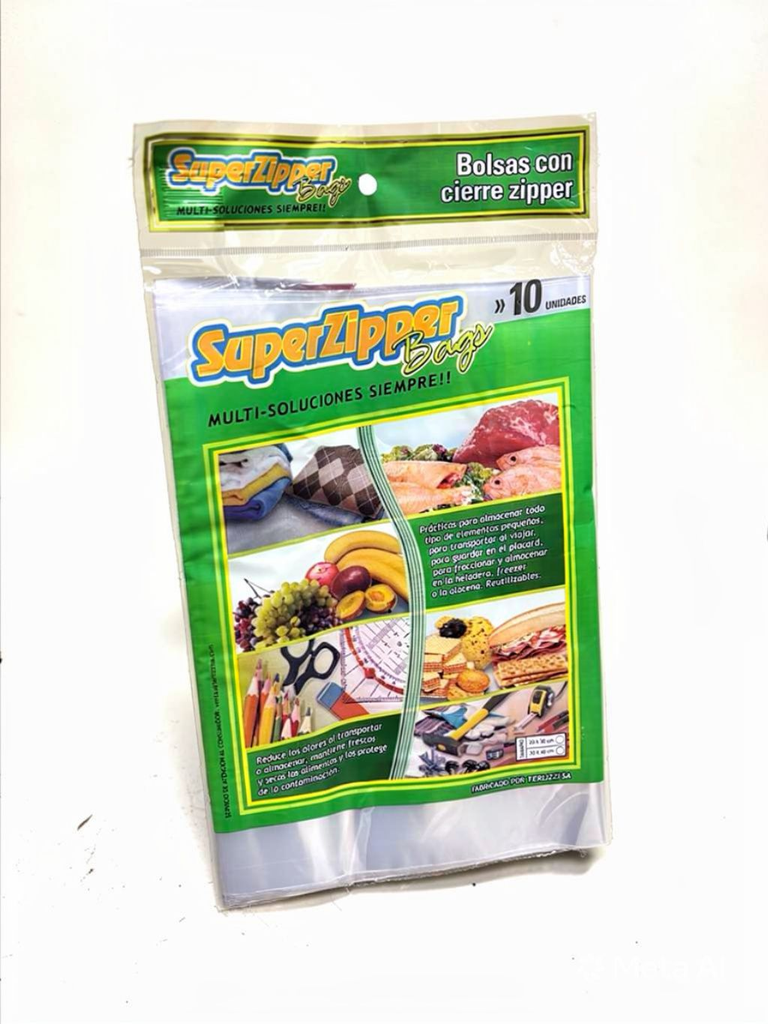 BOLSA ZIPPER 30X40 PAQ X 10 BAGS