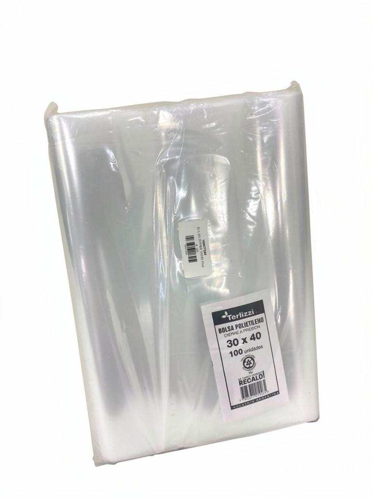 BOLSA ZIPPER 30X40 PAQ X 100