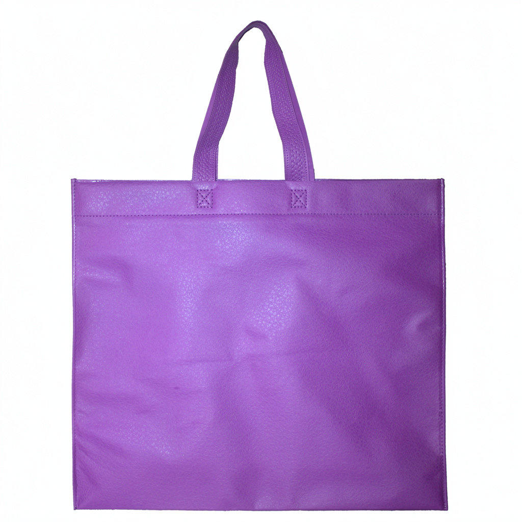 BOLSA FRISELINA 45X40 CON ASA VIOLETA X 10 UNID.
