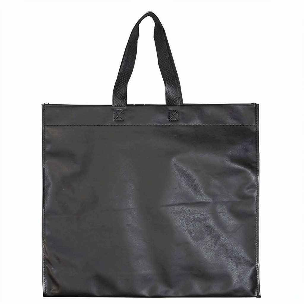 BOLSA FRISELINA 45X40 CON ASA NEGRO X 10 UNID.
