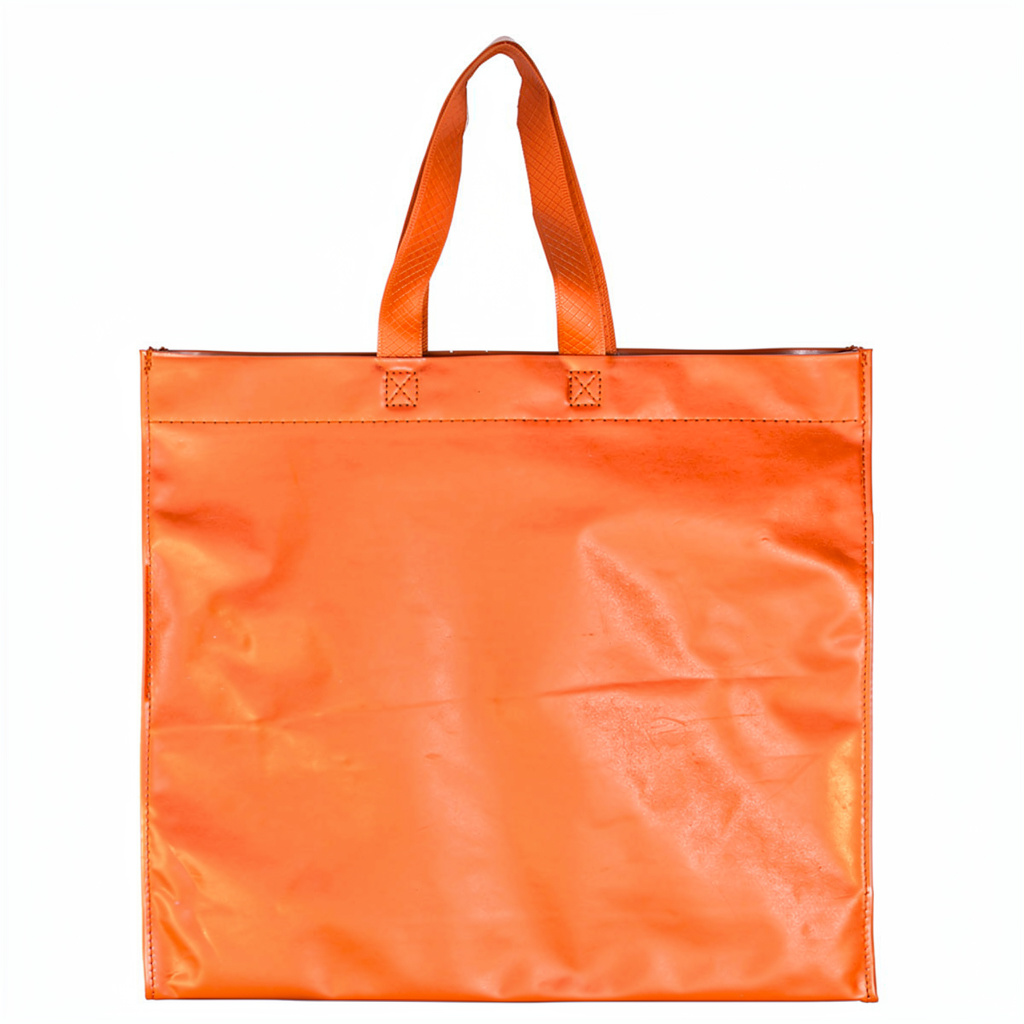 BOLSA FRISELINA 45X40 CON ASA NARANJA X 10 UNID.