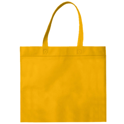 BOLSA FRISELINA 45X40 CON ASA AMARILLO X 10 UNID.