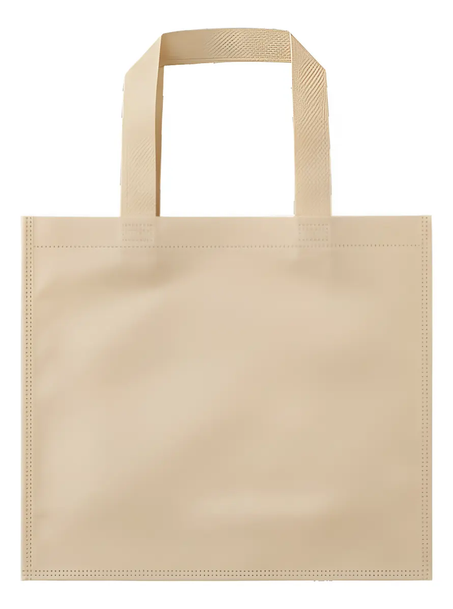 BOLSA FRISELINA CHICA 30X30 CON ASA CRUDO 2K-02 X 10 UNID.