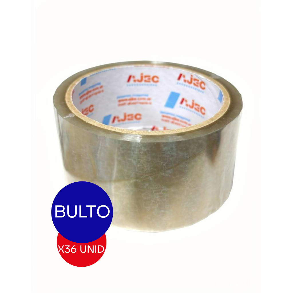 CINTA ADHESIVA TRANSP. 48 MM X 40 MTS AJEC BULTO X 36 UNID.