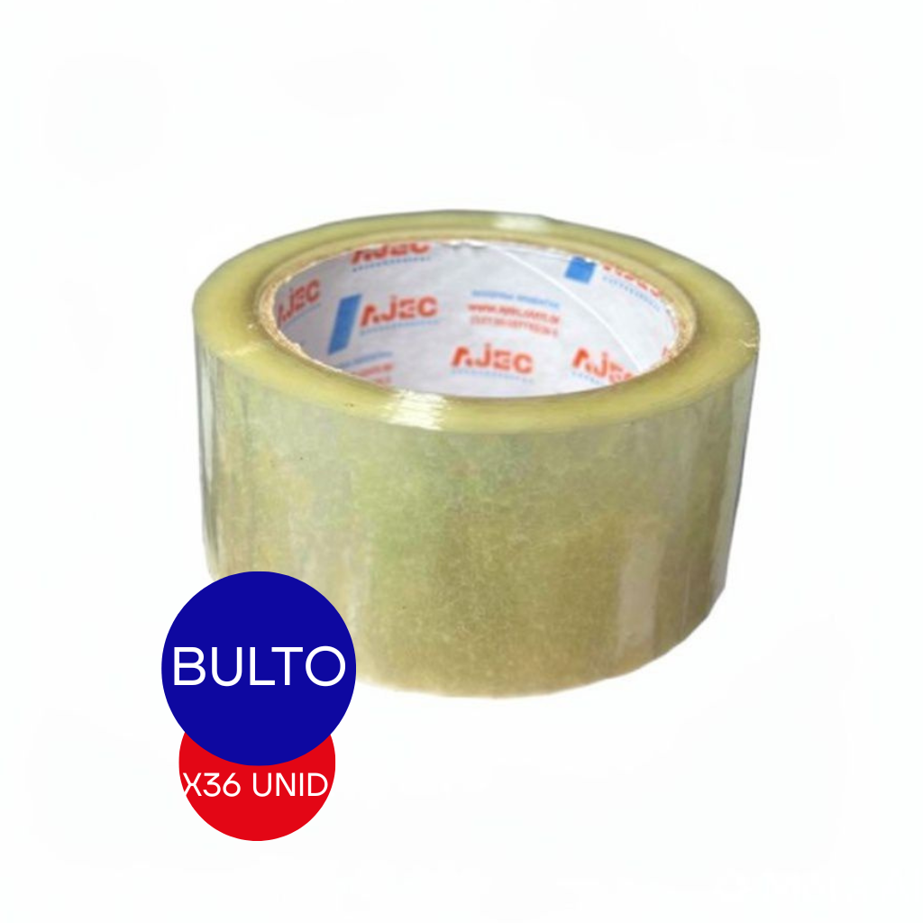 CINTA ADHESIVA TRANSP. 48 MM X 80 MTS AJEC BULTO X 36 UNID.