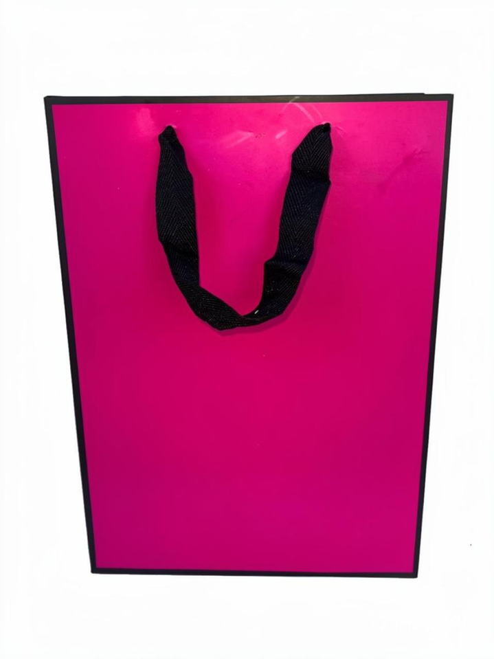 BOLSAS ESTILO CHANNEL 20X28X9.5CM FUCSIA PACK X12 UNID.