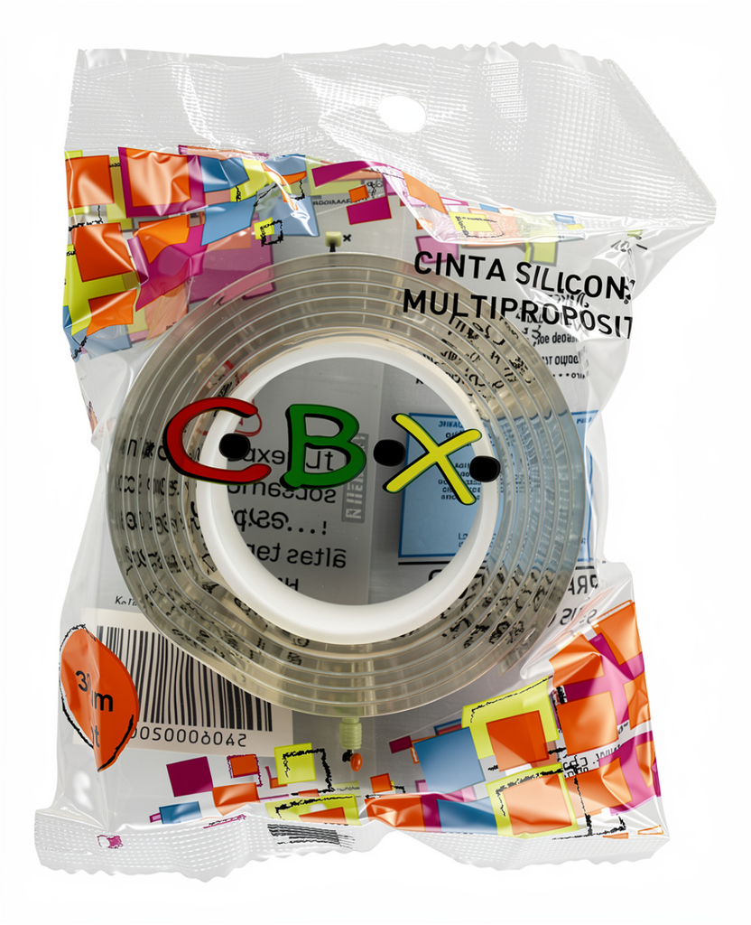 CINTA SILICONA ADHESIVA DOBLE FAZ 10 MM X 1 MTS CBX