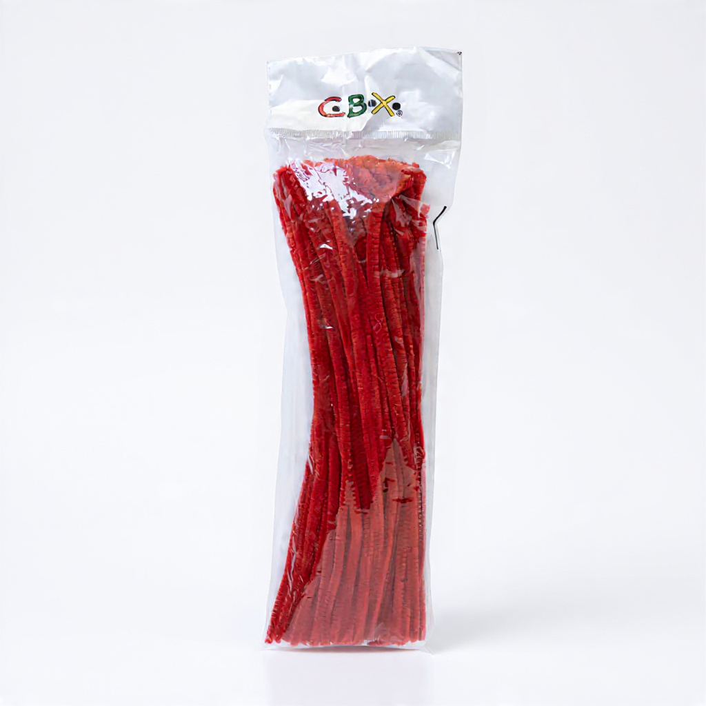 LIMPIA PIPA COMUN ROJO PAQ X100