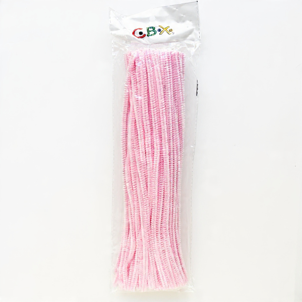 LIMPIA PIPA COMUN ROSA (6) PAQ X100