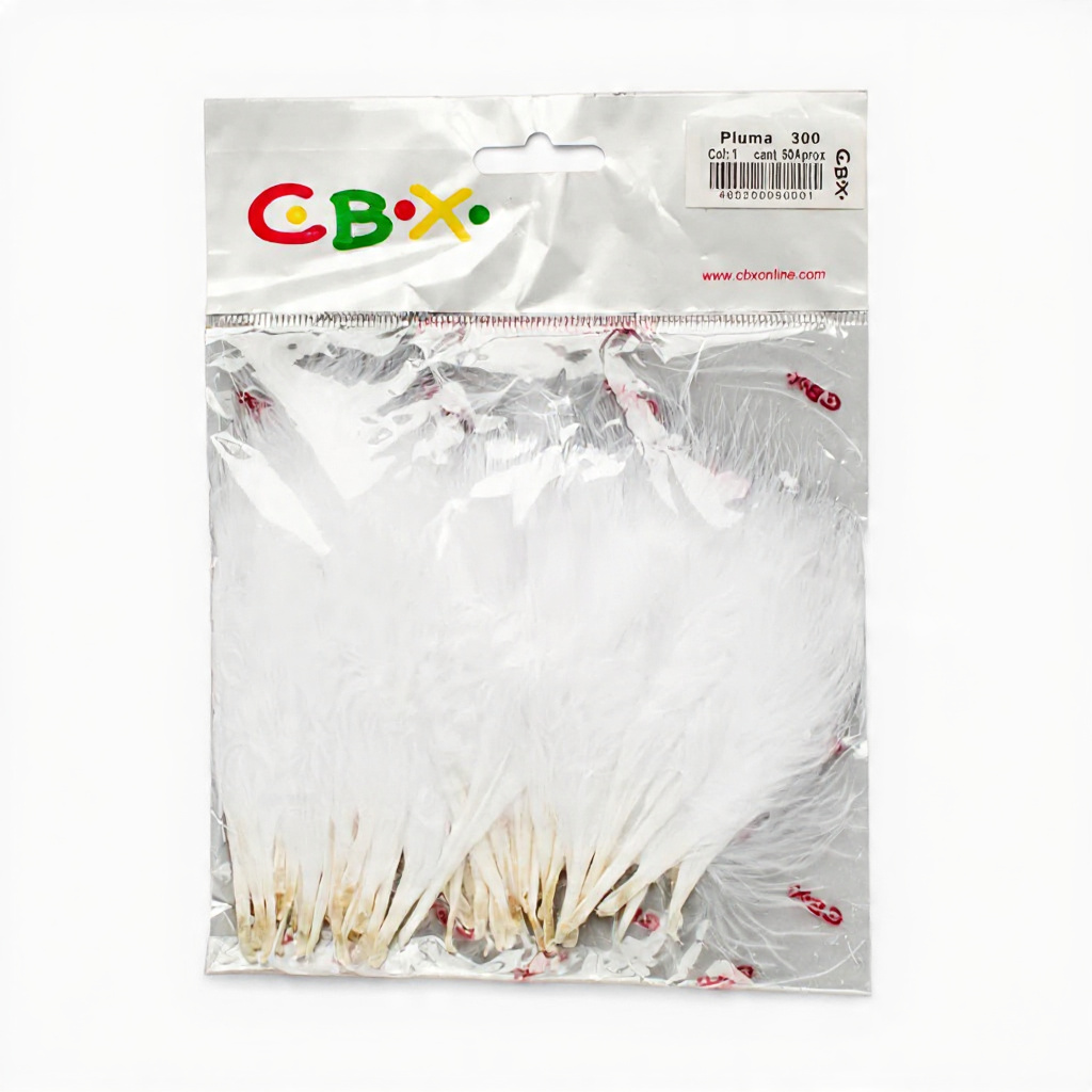 PLUMAS X 50 U CBX BLANCO