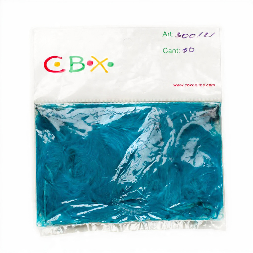 PLUMAS X 50 U CBX TURQUESA