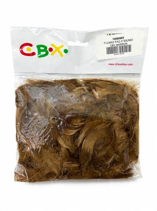 PLUMAS X 50 U CBX MARRON