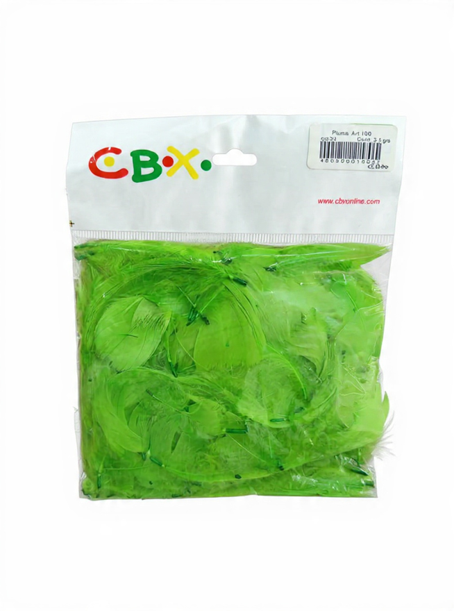 PLUMAS X 50 U CBX VERDE MANZANA COD 22