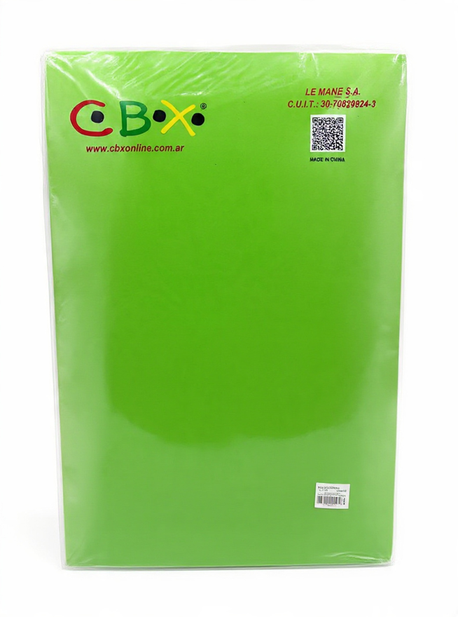 GOMA EVA LISA CBX VERDE MANZANA COD 22
