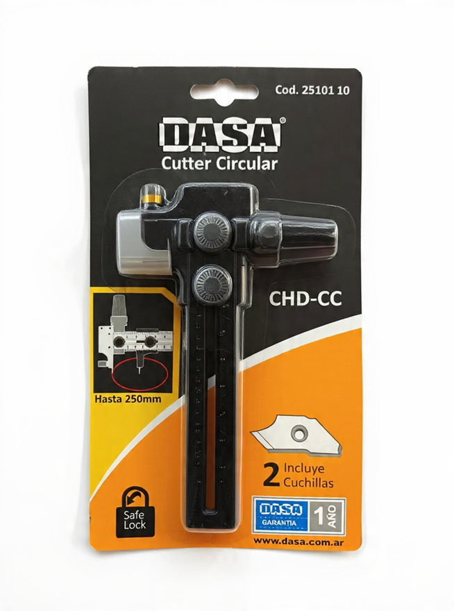 CUTTER COMPAS CHD-CC 250MM+2 CUCHILLAS DASA