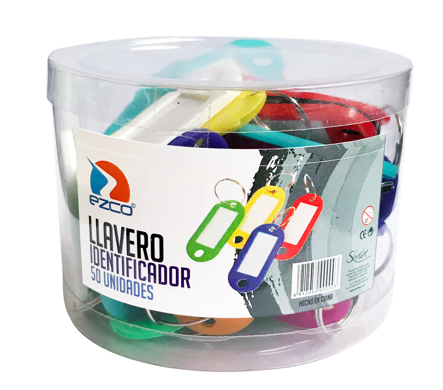 LLAVERO IDENTIFICADOR POTE X 50 UNIDADES