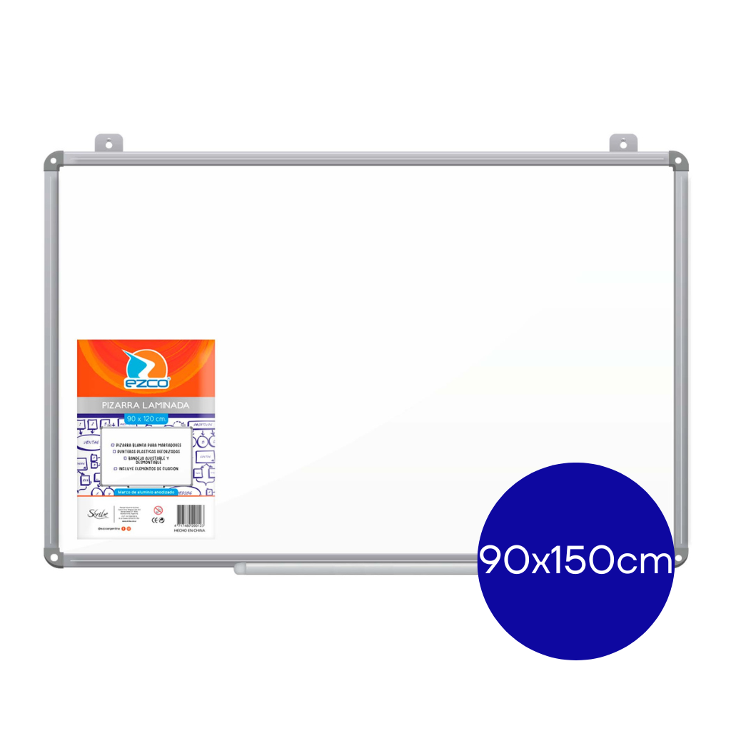 PIZARRA BLANCA 90X150CM EZCO