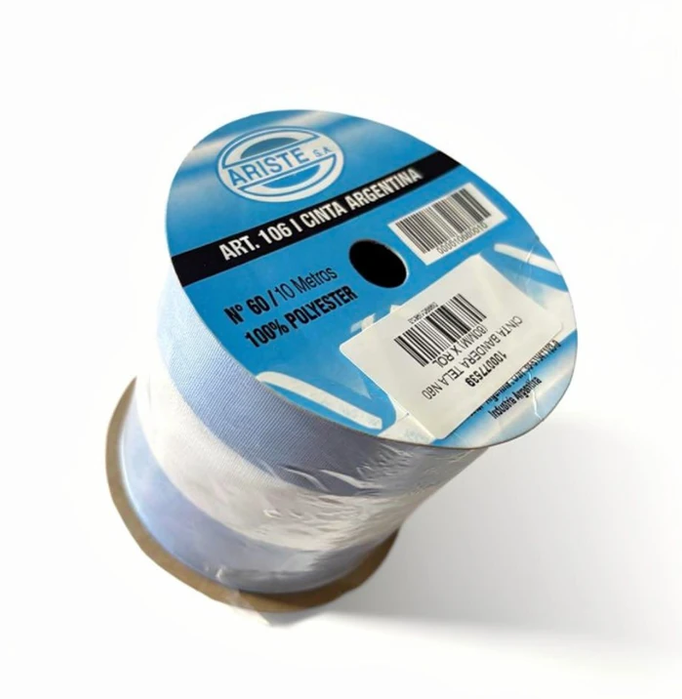 CINTA BANDERA TELA N60 (80MM) X ROLLO 10 MTS