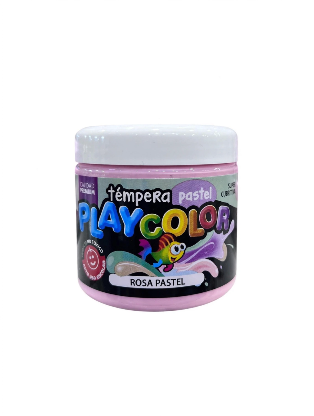 TEMPERA PLAYCOLOR POTE 250GRS ROSA PASTEL