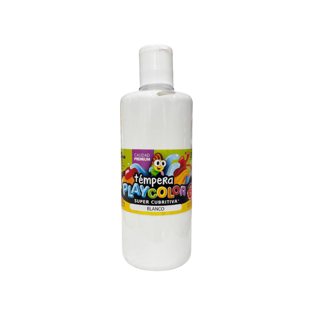 TEMPERA PLAYCOLOR POTE 750GRS BLANCO