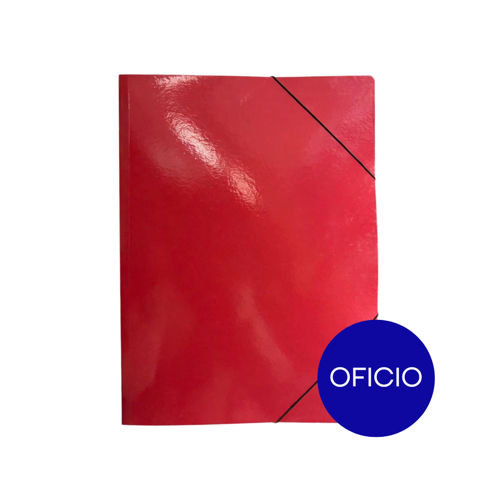 PRESPKRAFT 3 SOLAPAS C/ELASTICO OFICIO ROJO (C6628)