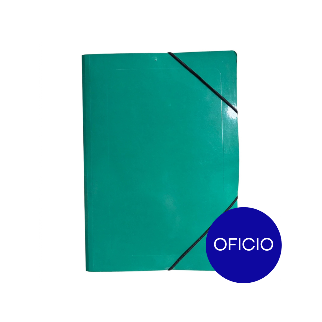 PRESPKRAFT 3 SOLAPAS C/ELASTICO OFICIO VERDE (C6629)