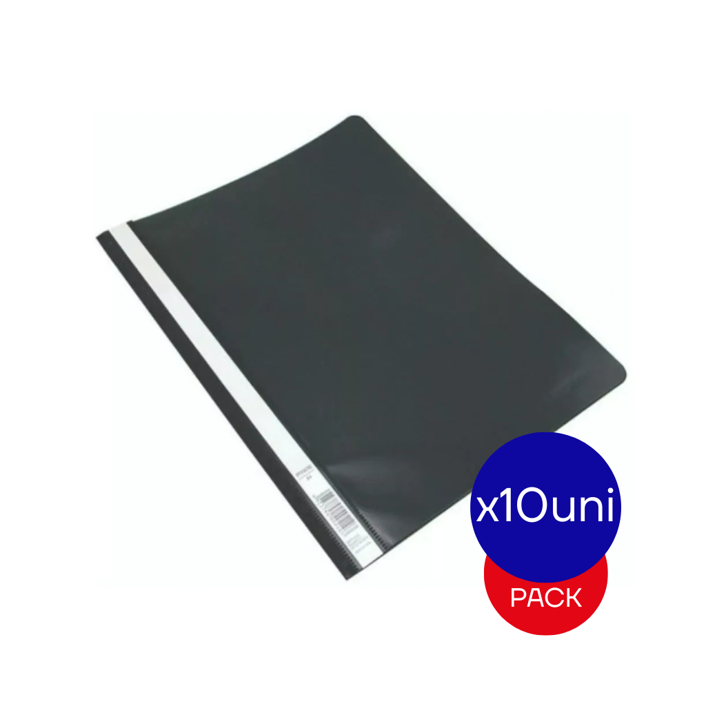 CARPETA A4 BASE OPACA EQUIPO COMERCIAL PAQ X10 UNID.