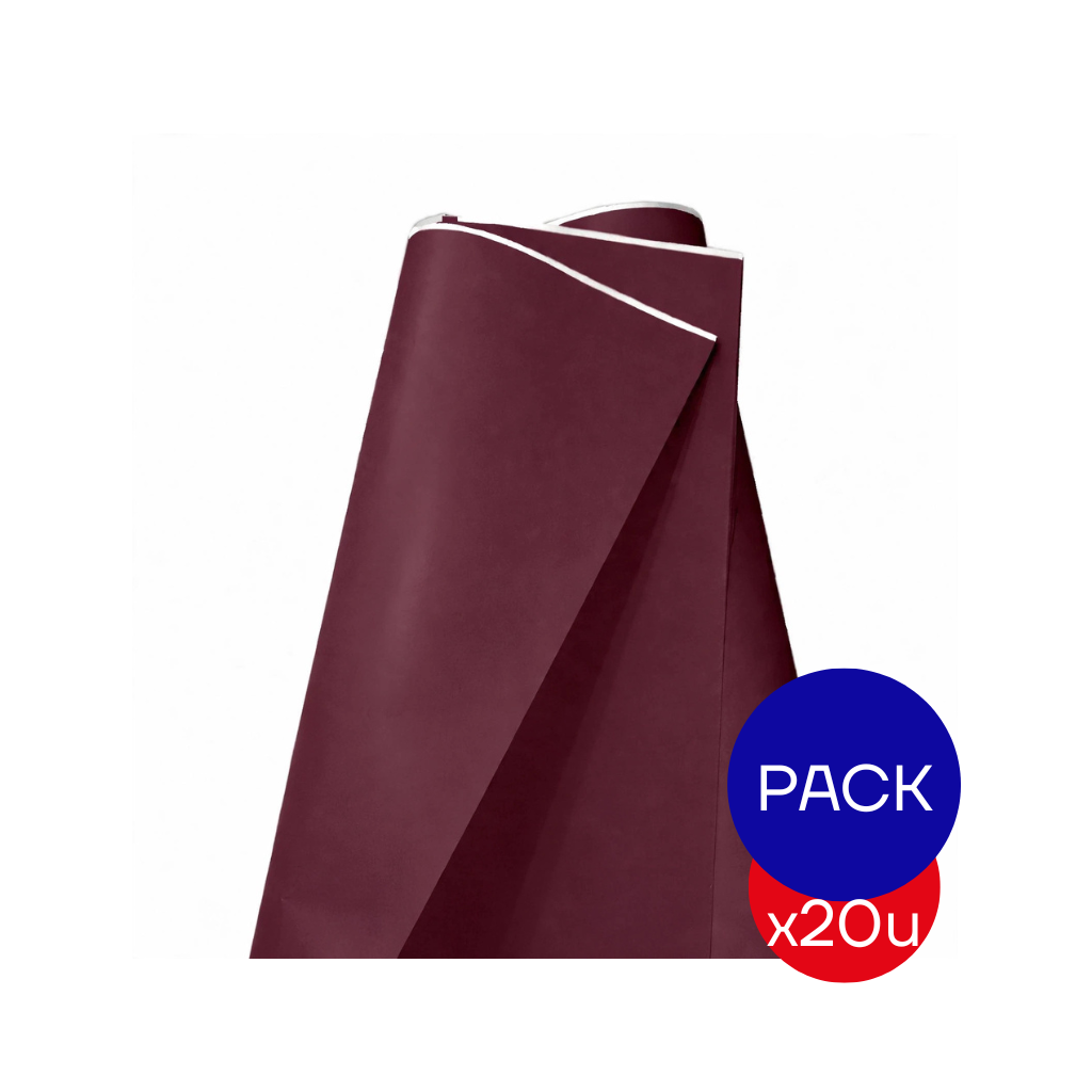 PAPEL AFICHE LISO BORDO X PAQ X20 UNID.