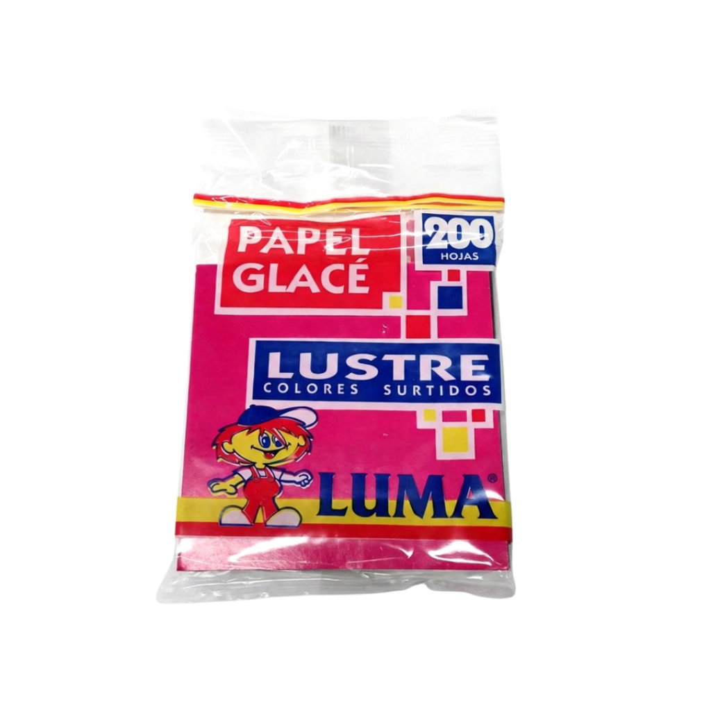 PAPEL GLACE LUSTRE TACO X 200 HJS