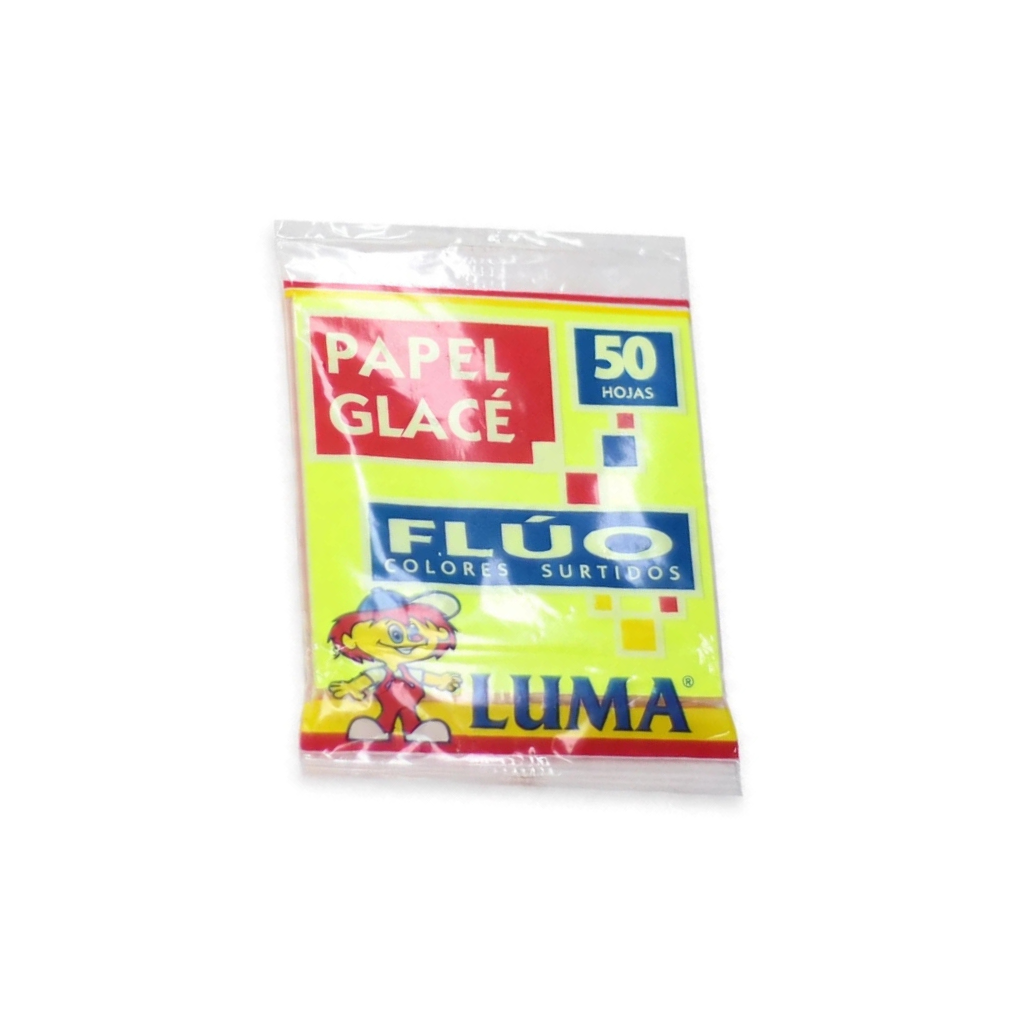 PAPEL GLACE FLUO TACO X 50 HJS
