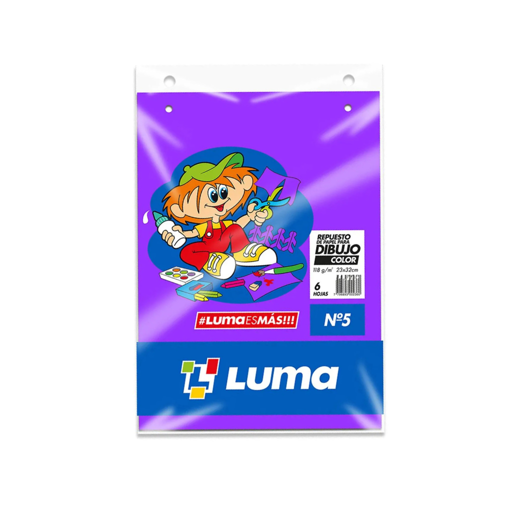 REPUESTO DIBUJO COLOR Nº5 LUMA