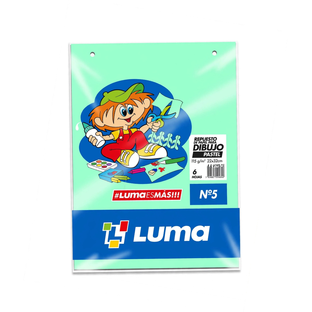 REPUESTO DIBUJO PASTEL Nº5 LUMA