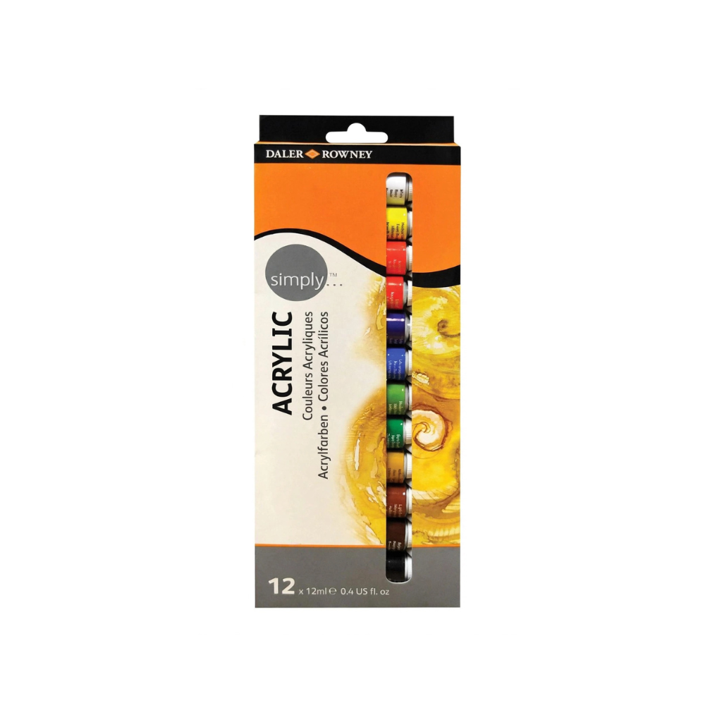 ACRILICO SIMPLY 12ML SET X12 COLOR 949391