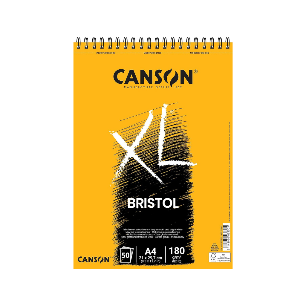ALBUM CANSON XL BRISTOL 180 GRS 50H A4