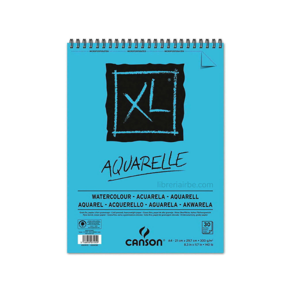BLOCK CANSON XL ESP AQUARELLE 300G A4
