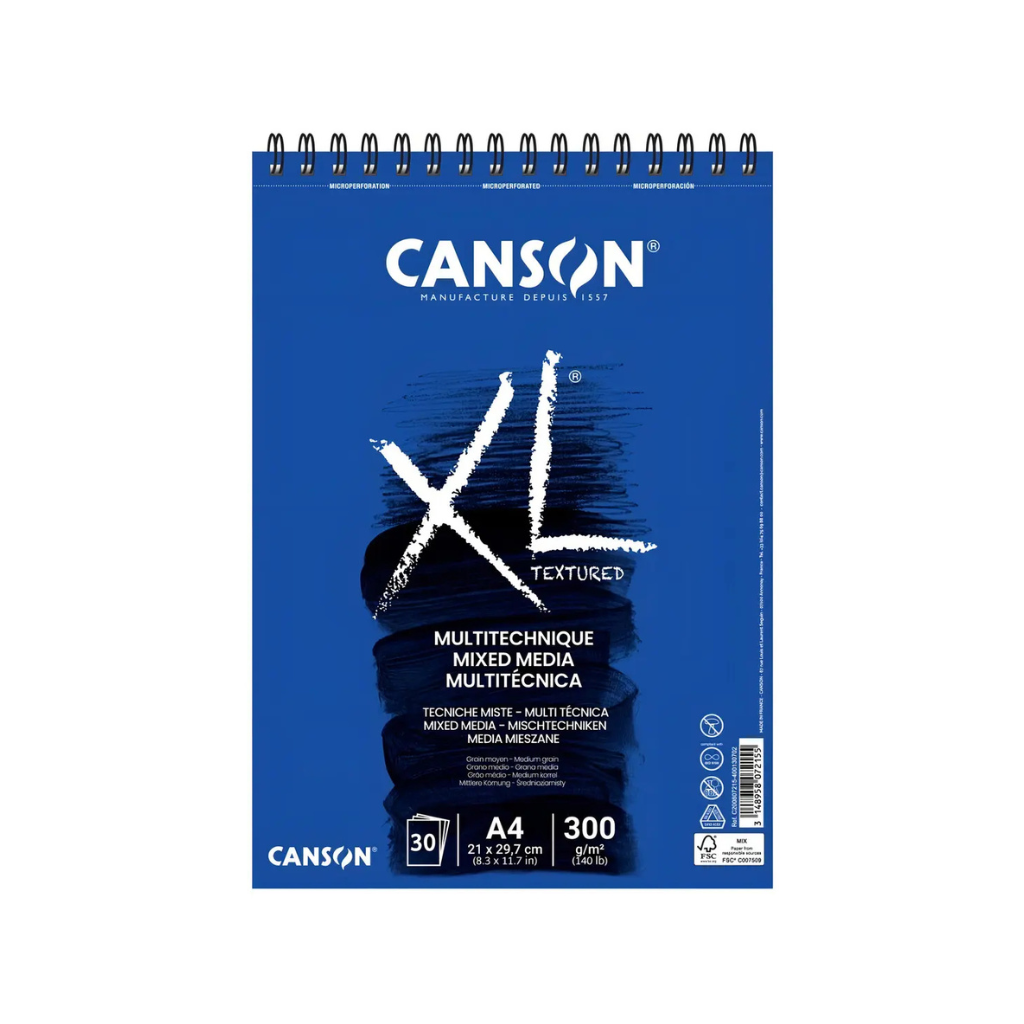 BLOCK CANSON XL ESP MIX MEDIA 300 GRS A4 30H