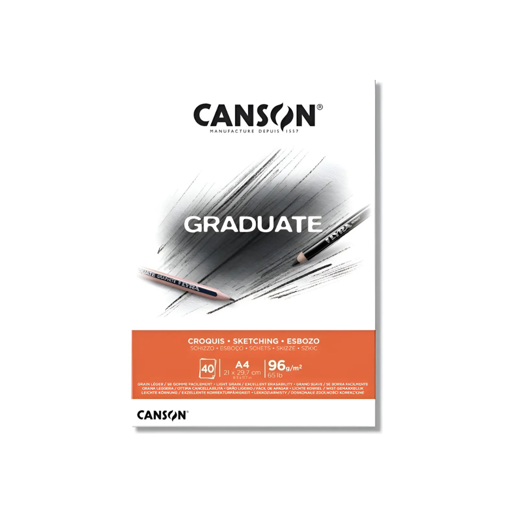 BLOCK GRADUATE CROQUIS 96 GRS A4 40H 21X29,7