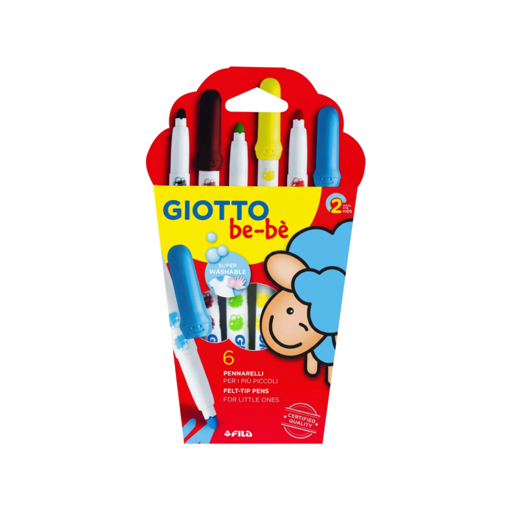 MARCADORES GIOTTO BEBE X 6