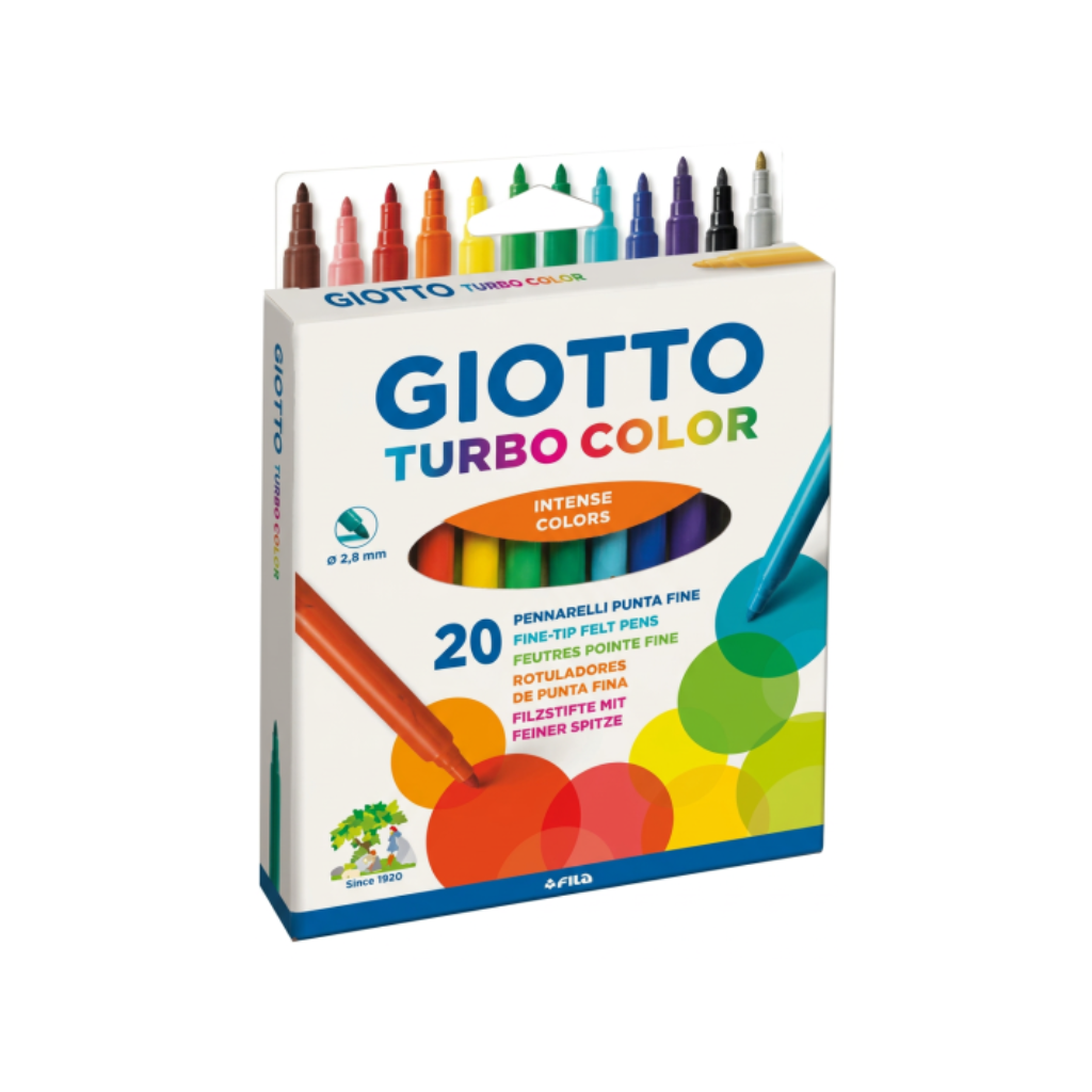 MARCADORES GIOTTO TURBO COLOR X 20