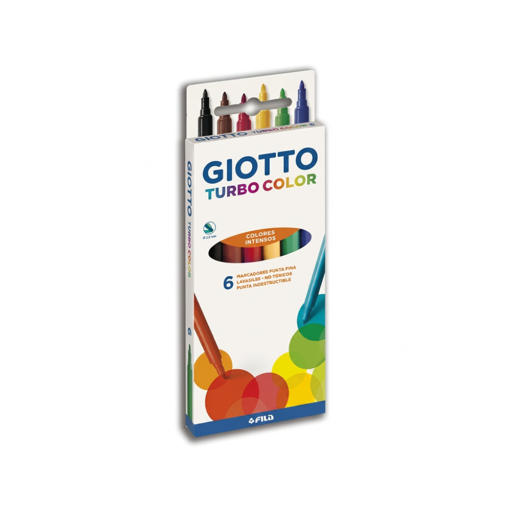 MARCADORES GIOTTO TURBO COLOR X 6