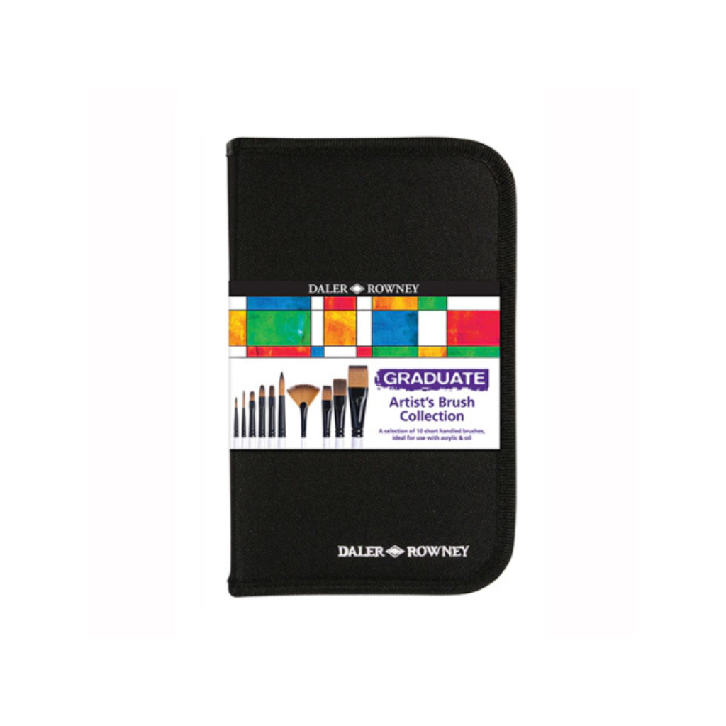 PINCELES GRADUATE ESTUCHE CON CIERRE 10 UNID. M.CORT 212500100
